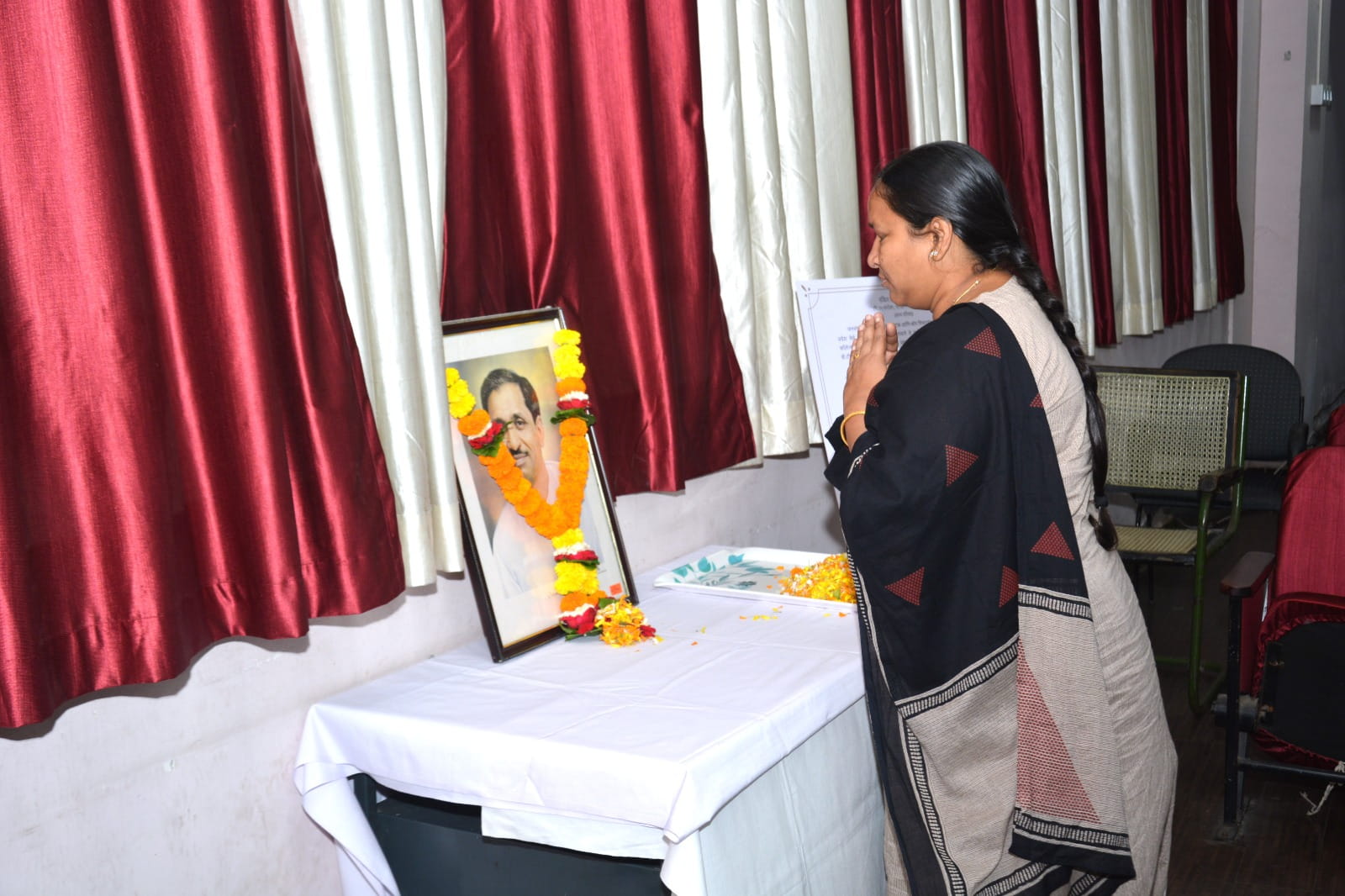 Pandit Dindayal Upadhaye Jayanti celebration at MAFSU, h.q (3).jpg